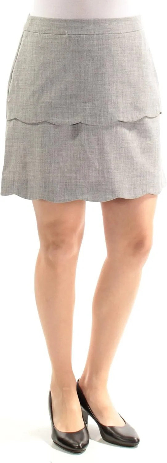 BCX Womens Byer Tulip Hem Pencil Skirt, Grey, 7
