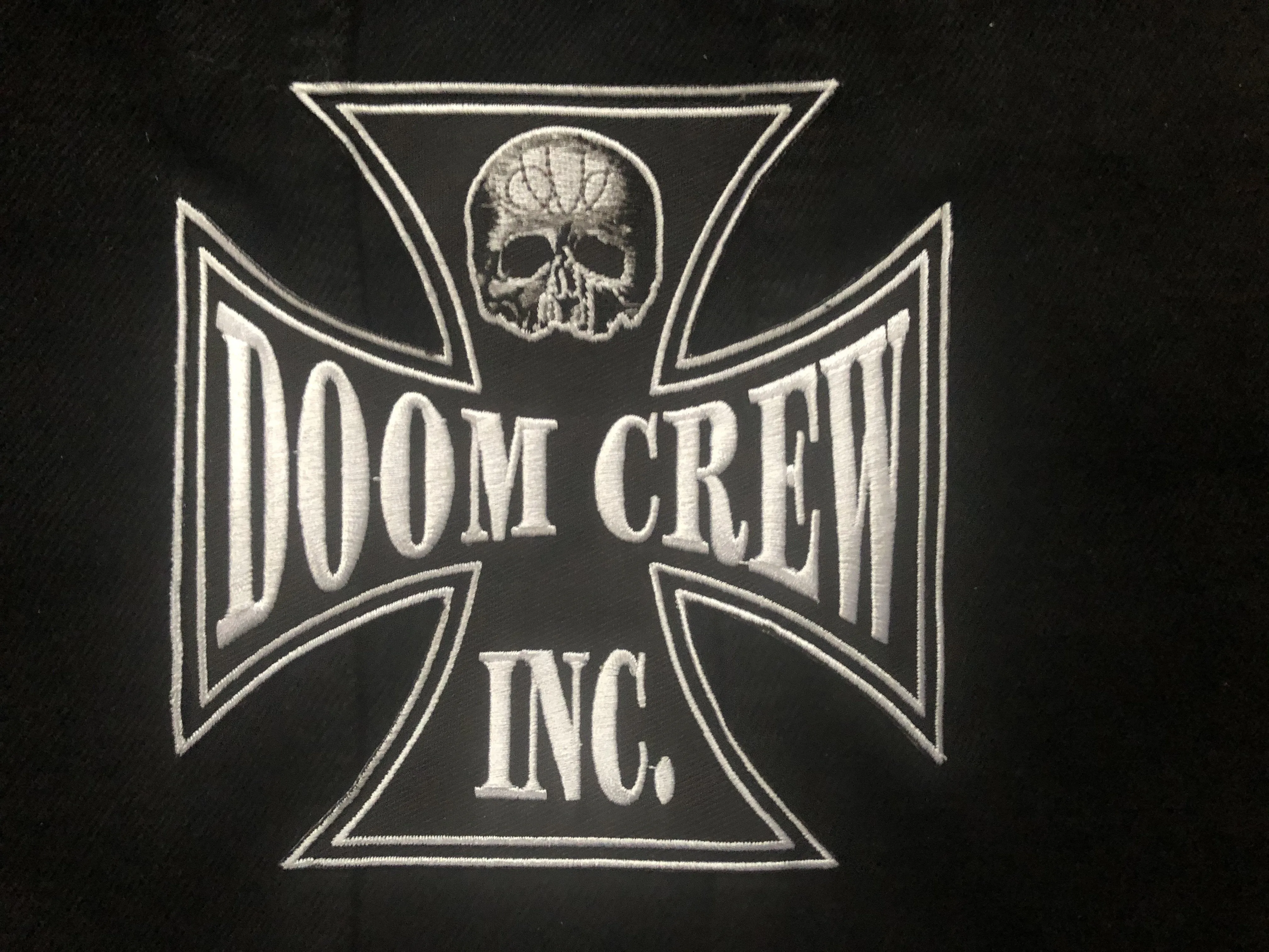 Black Label Society Doom Crew Rocker Patch Set Battle Jacket Cut-Off Denim BLS GIFD