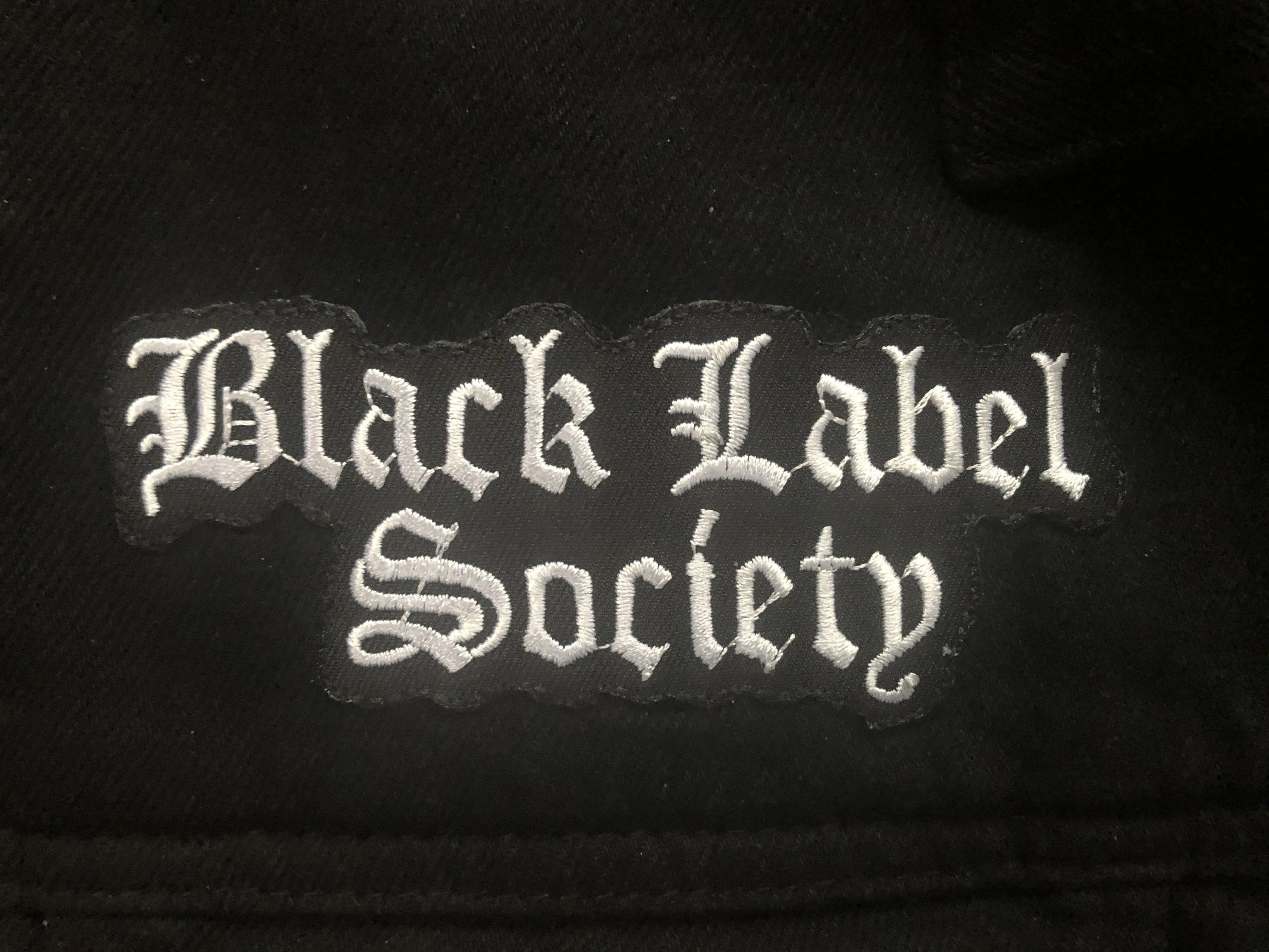 Black Label Society Doom Crew Rocker Patch Set Battle Jacket Cut-Off Denim BLS GIFD