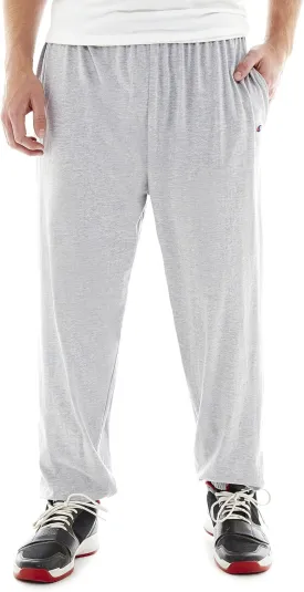 Champion Elasticized-Hem Pants Heather Grey 1XLT