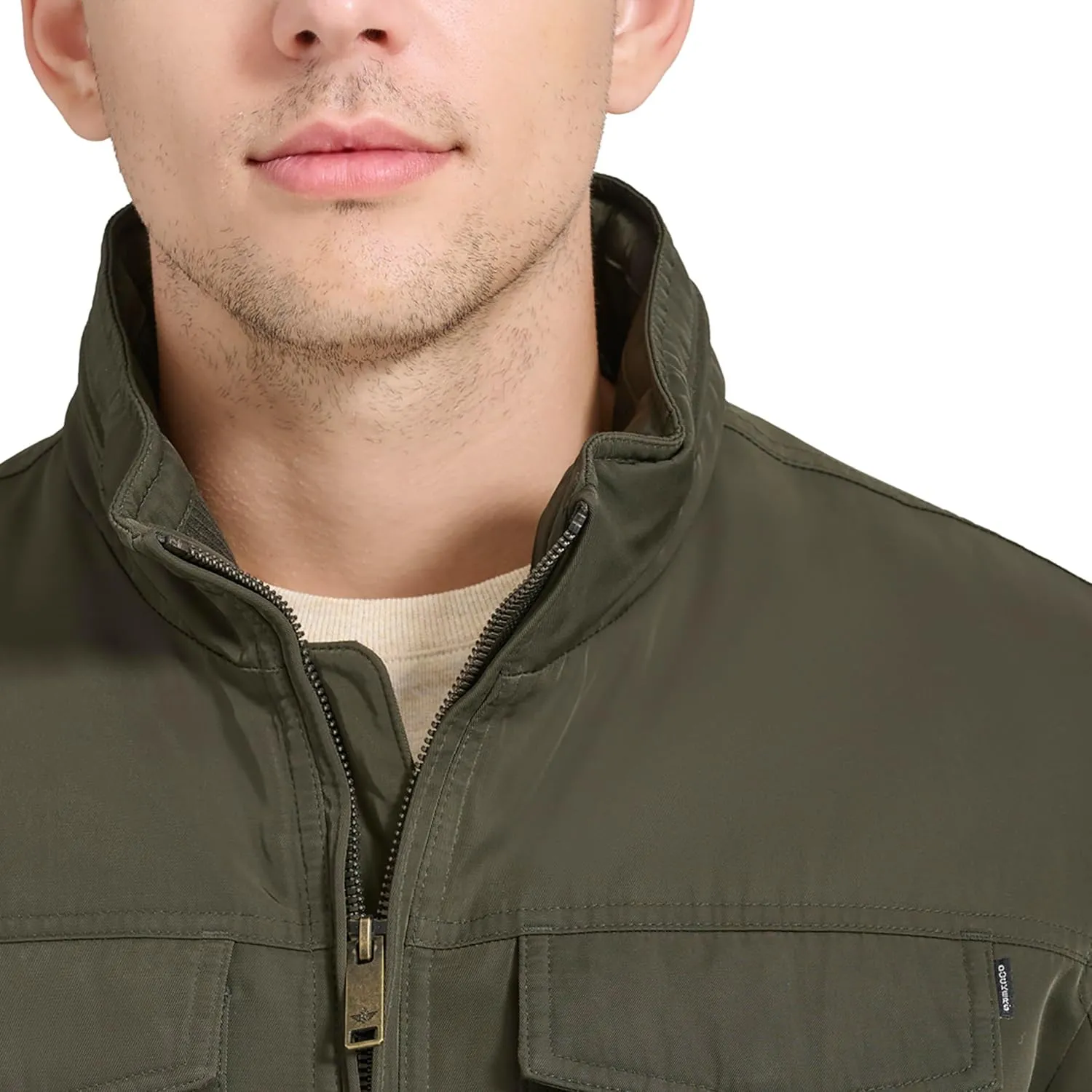 Dockers Men's Quilted Lined Flight Bomber Jacket