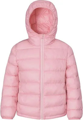 Hooded Puffer Jackets for Boys and Girls  Lightweight and Packable  Autumn and Winter Coat, Warm and Comfy