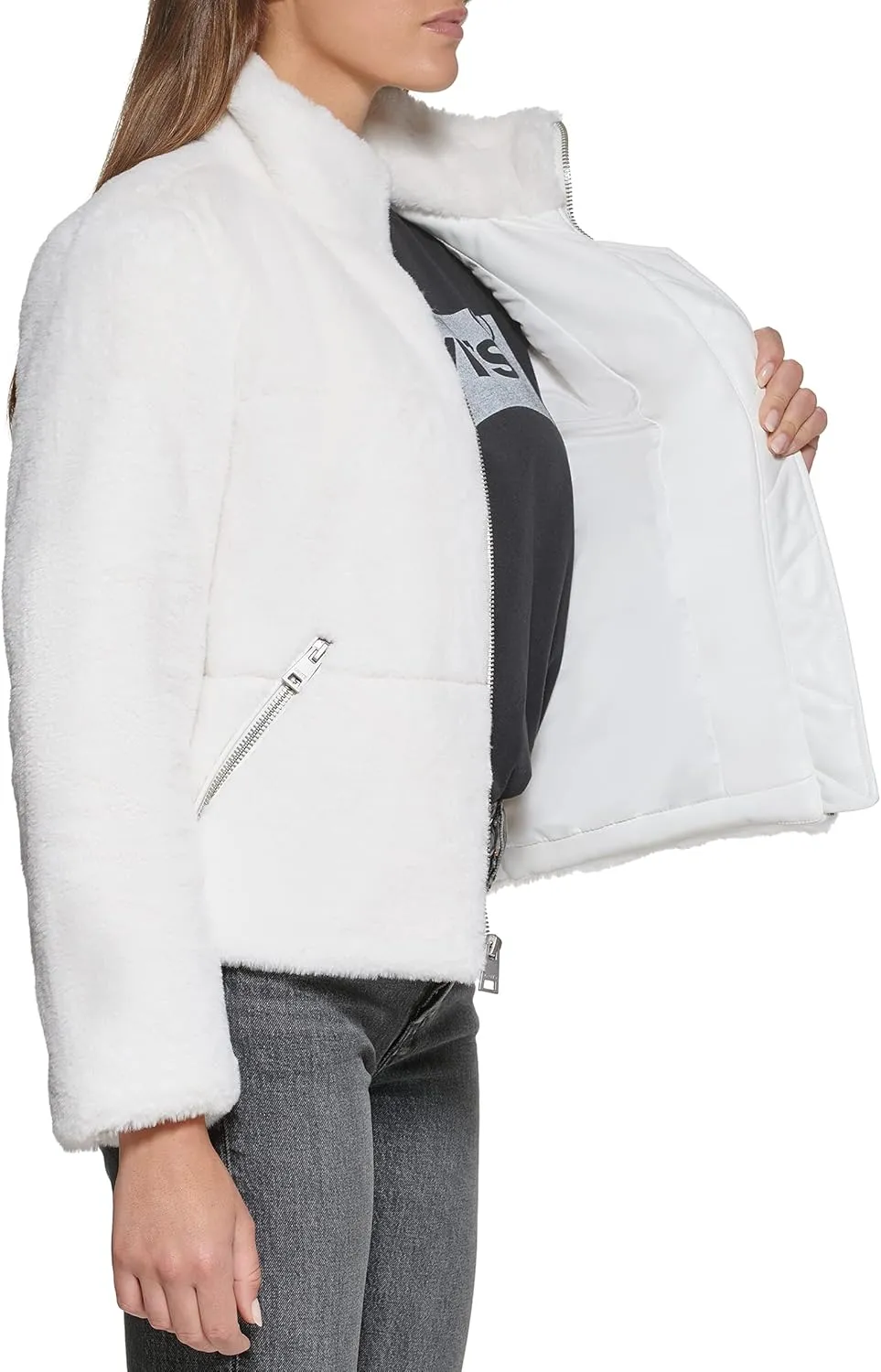 Levi's Women's Breanna Faux Fur Puffer Jacket (Standard & Plus Sizes)