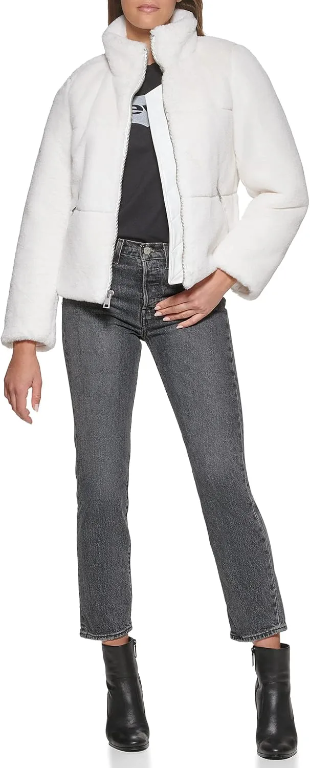 Levi's Women's Breanna Faux Fur Puffer Jacket (Standard & Plus Sizes)