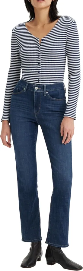 Levi's Women's Classic Straight Jeans, Lapis Dark Horse, 28 (US 6) R