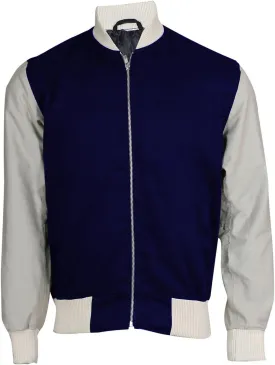 Men's Lightweight Jacket Baby Ansel Elgort High School College Cotton Bomber Driver Varsity Letterman Jacket