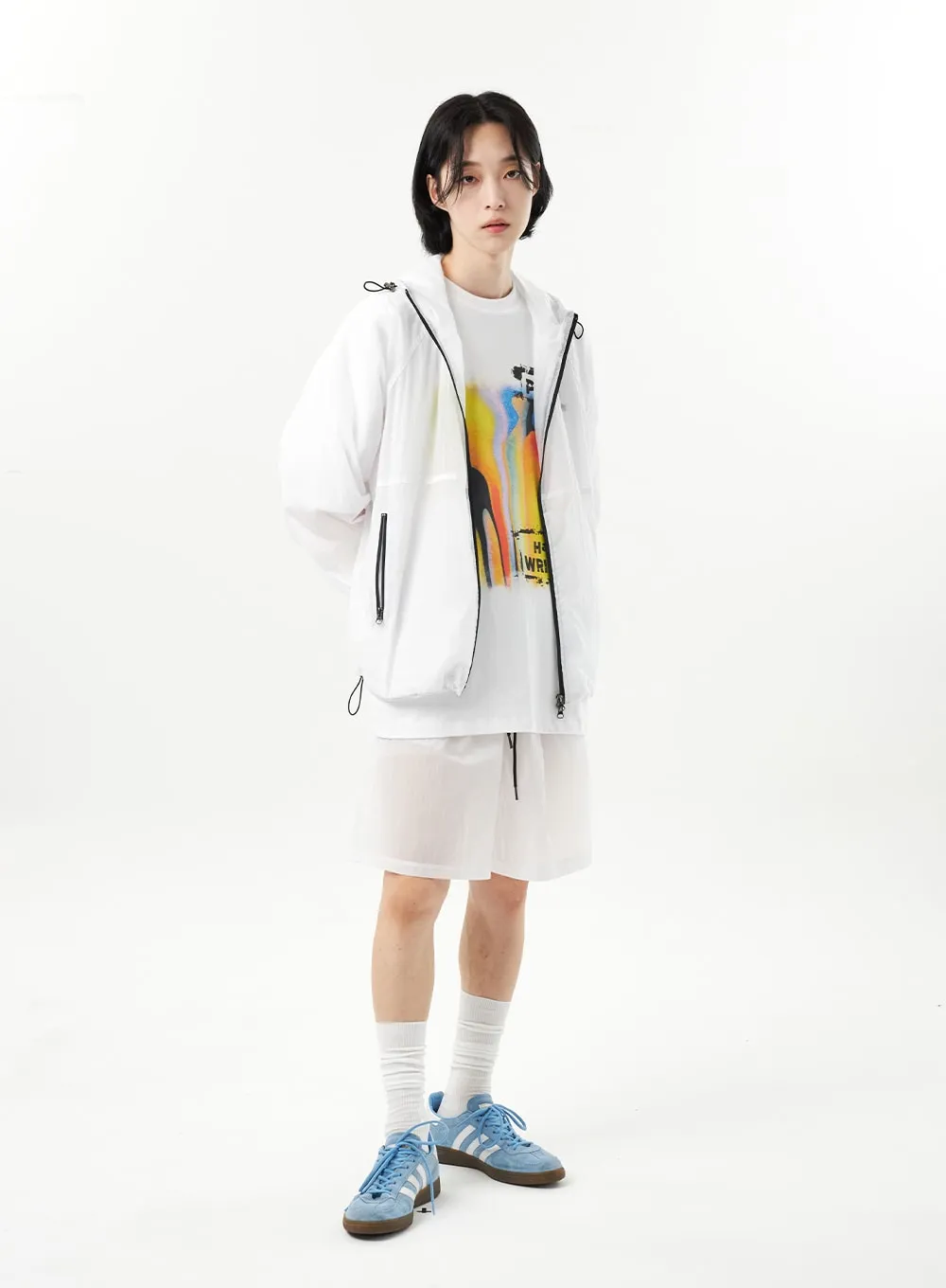 Nylon Hoodie Jacket CU314