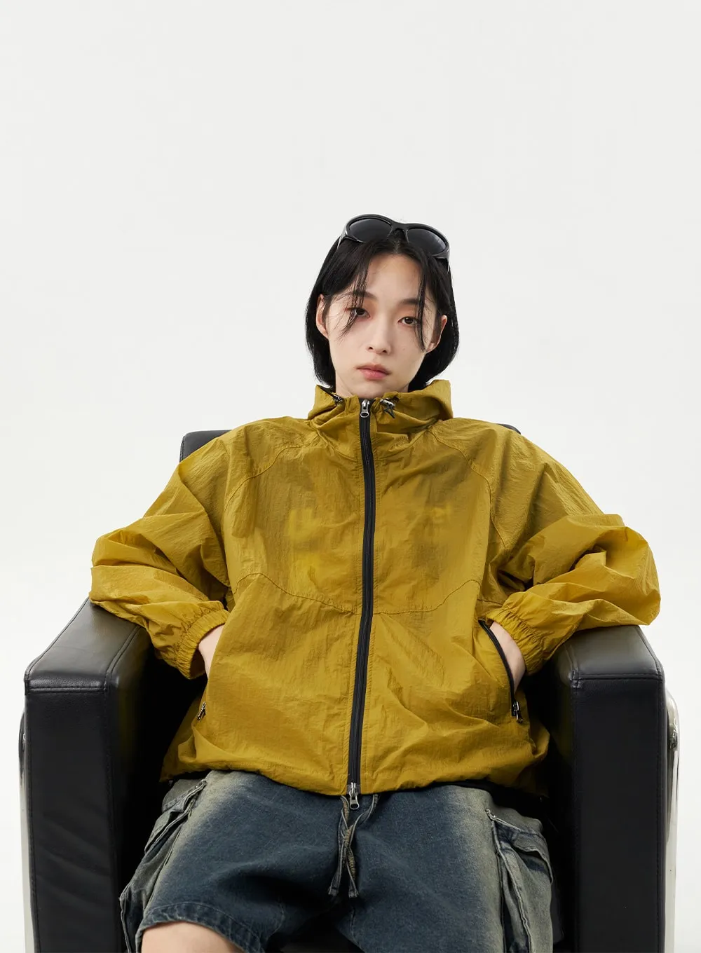 Nylon Hoodie Jacket CU314