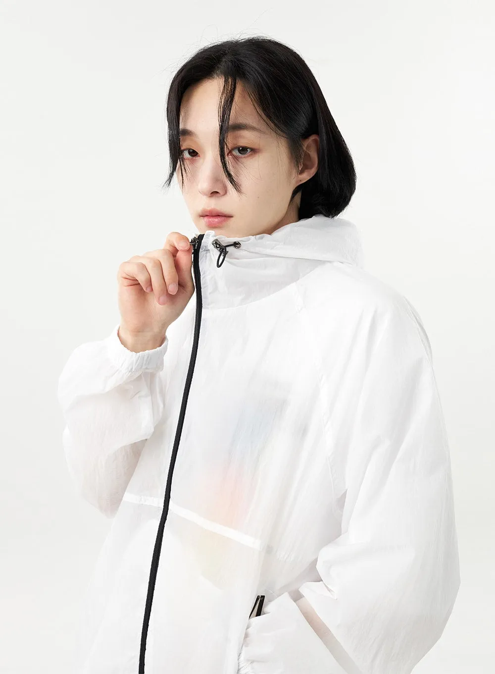 Nylon Hoodie Jacket CU314