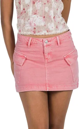 Womens Jean Skirt Stretchy Low Waisted Short Denim Pencil Skirt Summer Going Out Mini Skirts with Pockets Streetwear