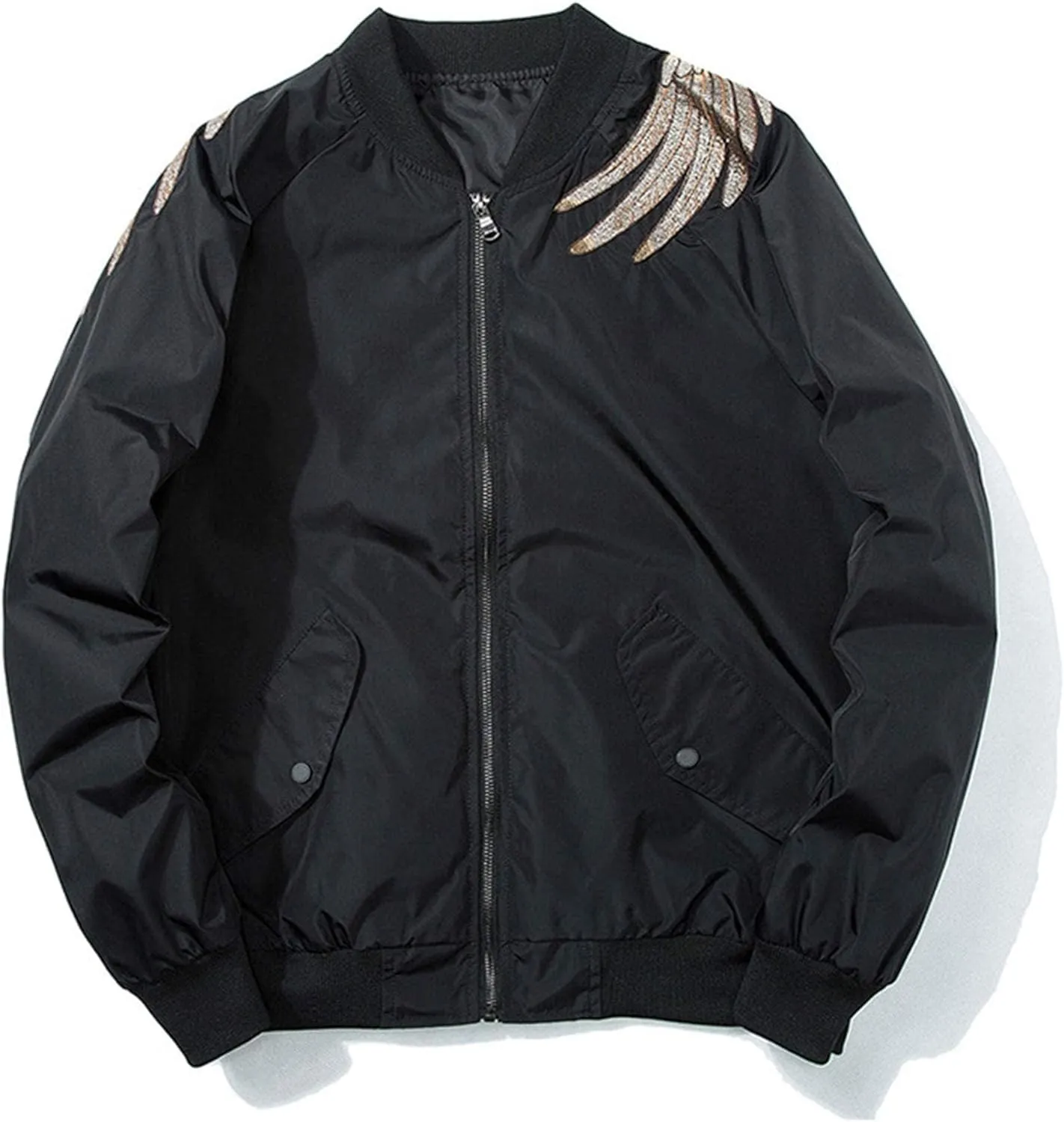 XYXIONGMAO Phoenix Hand Embroidery Personality Japanese hip hop streetwear windbreaker Flight Black Bomber Tactical Jacket